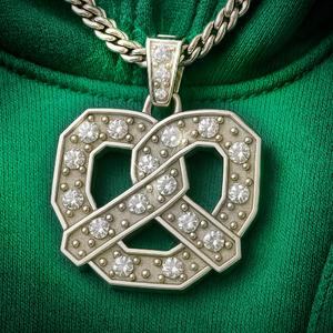 Iced Out Brezel Chain