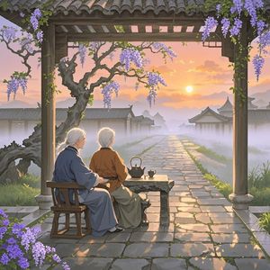 时光煮雨慢煮茶-王维