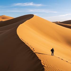 催眠沙漠行走声电子钢琴声：蜃影、空音、虚幻