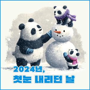 2024년 첫눈이 내리던 날
