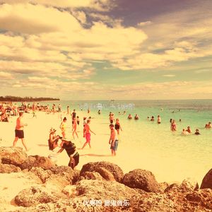 一尘不染热带海滩印象数