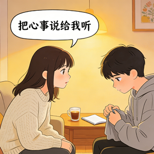 把心事说给我听