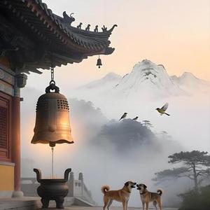 助眠纯音乐 林间鸟鸣 钟声安神 快速入睡