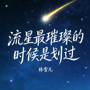 流星最璀璨的时候是划过
