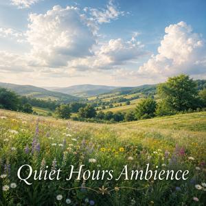 Reading Music | Wildflower Hills Under Summer Clouds Ambient BGM | 1 Hour for Reading & Calm Work