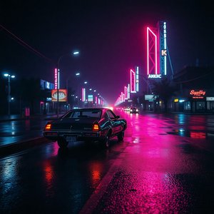 Midnight Traffic Glow