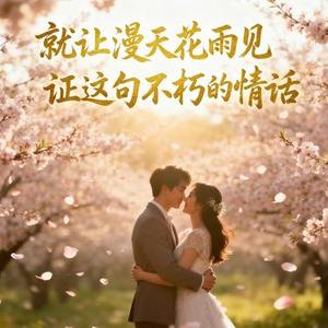 就让漫天花雨见证这句不朽的情话