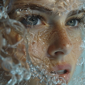 Flujo Productivo En El Sonido De Corriente De La Naturaleza