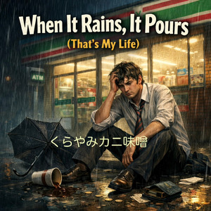 when it rains, it pours -that’s my life.
