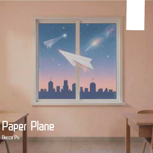 Paper plane, youth flies by