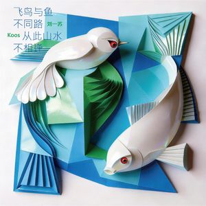 飞鸟与鱼不同路，从此山水不相逢