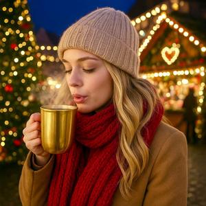 Glühwein: 5 € (+ 5 € Pfand)