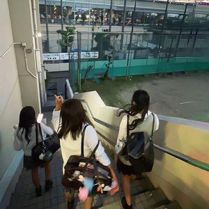 歌,晚霞,云朵,你