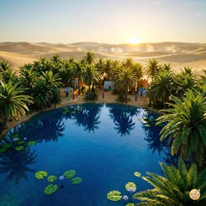 The sound of water drops