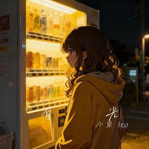 自販機の光