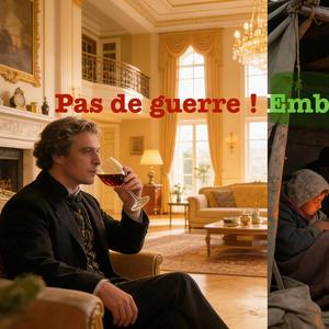 Pas de guerre ! Embrassons la paix !