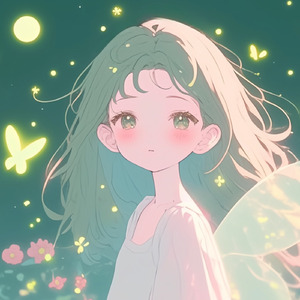 蛍の光と静かな夜