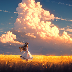 ある日、川のそばで。