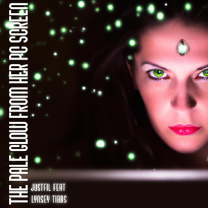 The Pale Glow from Her Pc Screen