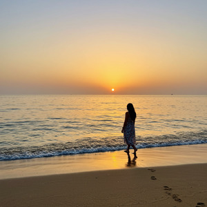 Early morning seaside