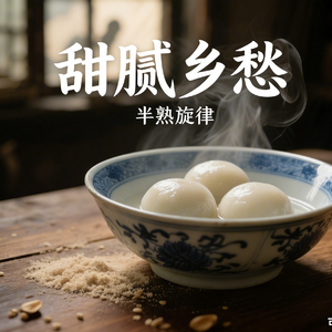 《甜腻乡愁》（ #厨房蒸汽里`）