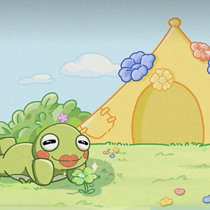 寻找四叶草的阿呆蛙