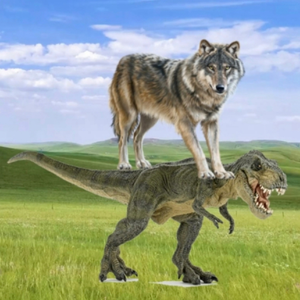 恐龙扛狼扛狼扛 【抖音热播】