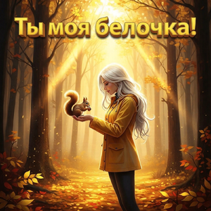 Ты моя белочка!