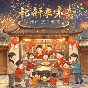 灯火里的新年