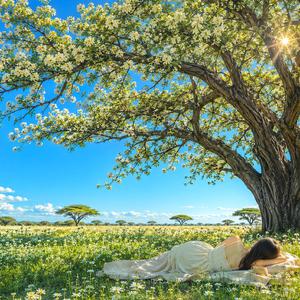 Afternoon Nap Under the Acacia Tree