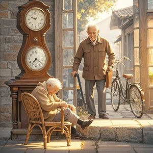 时光里的白发-我是江哥
