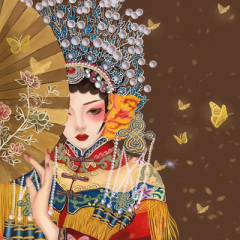 豫剧 (羞答答施礼拜上 选段 小香玉)