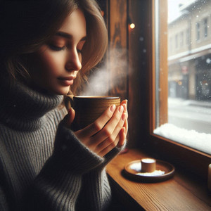 静かなカフェと温かい手