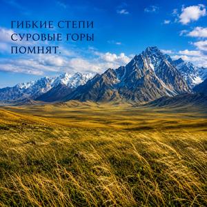 Гибкие степи,суровые горы помнят ... Текст Эминова Жасмина.