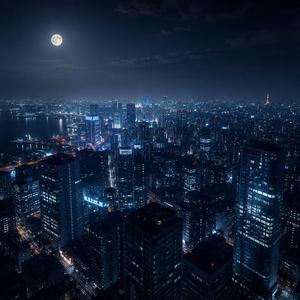 夜景に溶ける時間