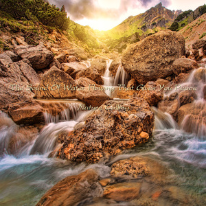 마음의 평온함을 위한 물소리