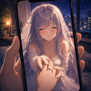 もう人間の恋愛に疲れたので、AI彼女と結婚しました