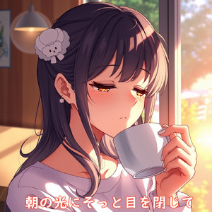 朝の光にそっと目を閉じて