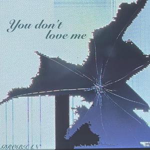 You don't love me