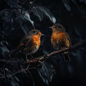 Serene Night Skies and Gentle Chirps