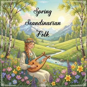 Misty Nordic Spring Forest