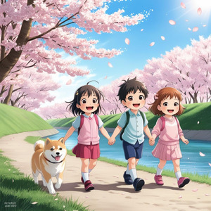 お散歩たのしいな