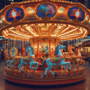 Карусель, карусель начинает рассказ.