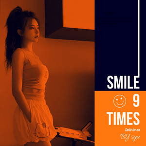Smile 9 times