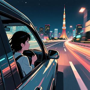 夜空に溶けたホログラム