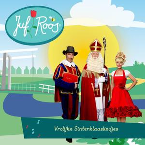 De Sint staat te zwaaien