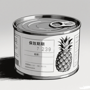 过期的凤梨罐头