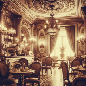 Old Vintage Cafe Shop