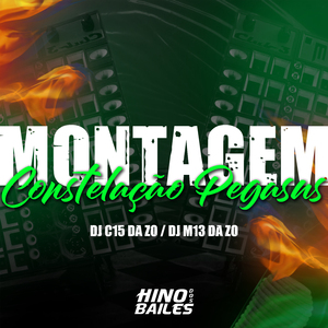 Montagem - Constelação Pegasus