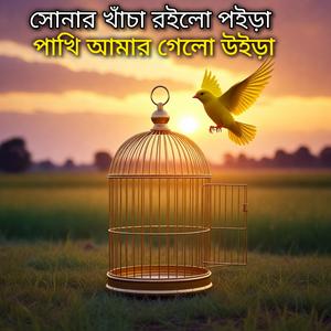 সোনার খাঁচা রইলো পইড়া পাখি আমার গেলো উইড়া
